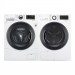 LG 24 in. Front Load Washer WM1388HW and Dryer DLEC888W Set